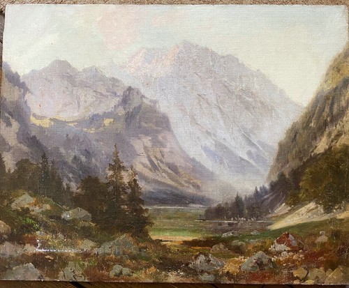 Oil painting around 1860 in - painting,