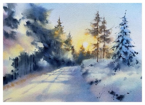 Original watercolour painting - original,