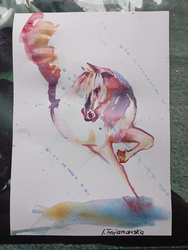 Watercolour abstract picture - watercolour,