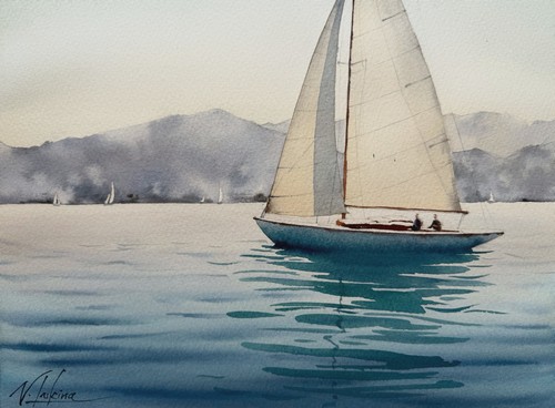 Original watercolour painting - watercolour,