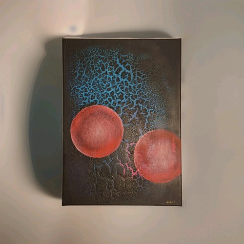 Abstract painting art acrylic - painting,