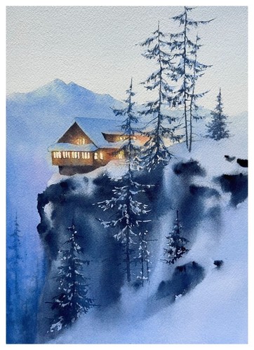 Original watercolour painting - original,