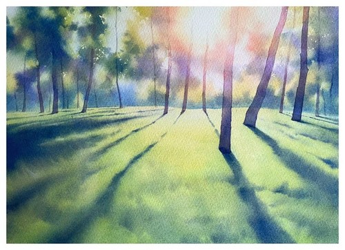 Original watercolour painting - watercolour,