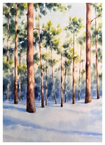Original watercolour painting - original,