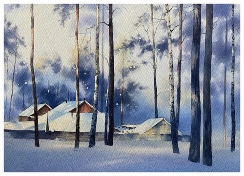Original watercolour painting - original,