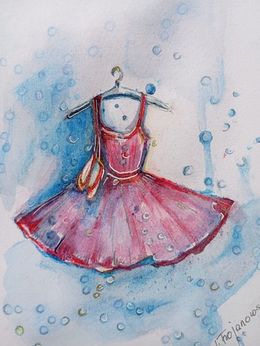 Watercolour abstract picture - watercolour,