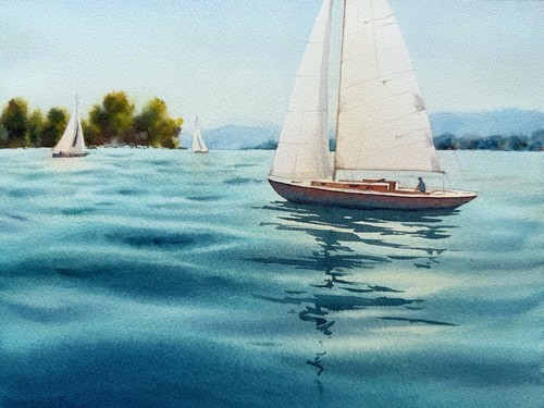 Original watercolour painting - watercolour,