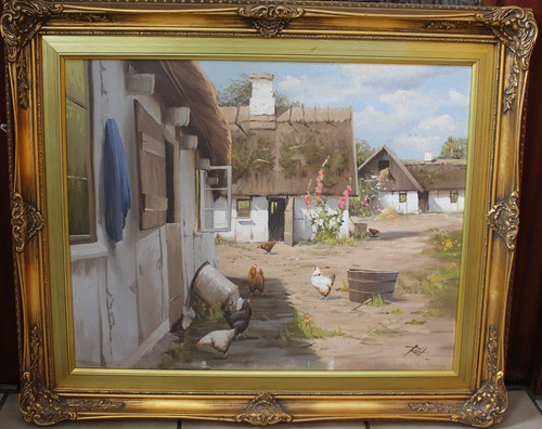 Decorative danish painting - decorative,