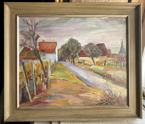Oil painting landscape - ::oil,