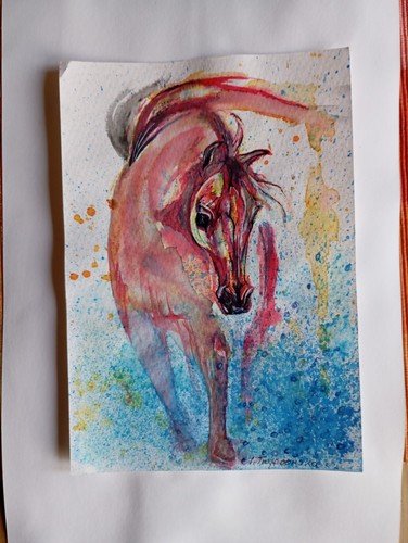 Watercolour abstract picture - watercolour,