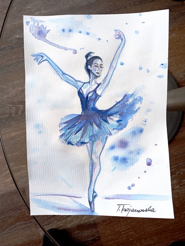 Watercolour abstract picture - watercolour,