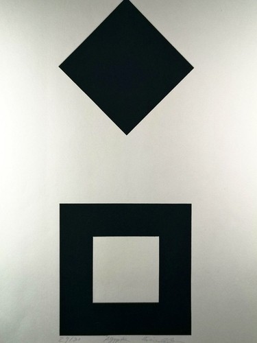 Screen printing signed - printing., egypt