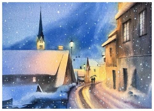 Original watercolour painting - original,